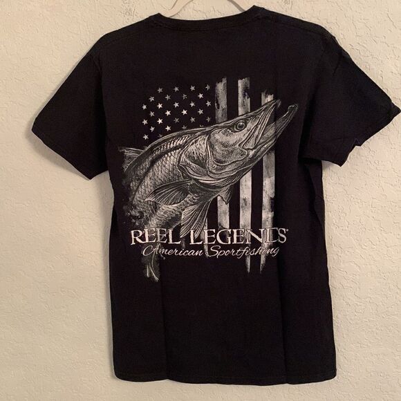 Reel Legend American Sportfishing T-Shirt Size S - Picture 1 of 6
